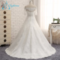 2017 Beading Pearls Sequined Two Pieces Wedding Dress
